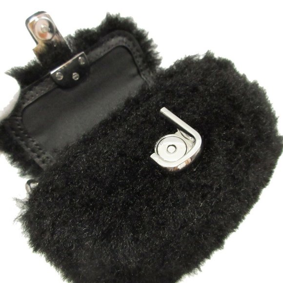 Unused Marc Jacobs THE TEDDY NANO J MARC CHARM 2F3SCP007S08 Polyester Faux Fu...